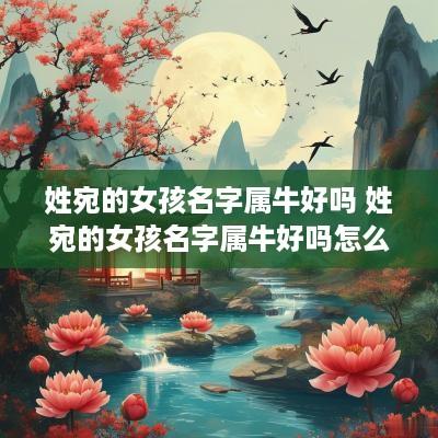 姓宛的女孩名字属牛好吗 姓宛的女孩名字属牛好吗怎么取