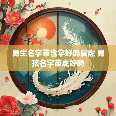 男生名字带含字好吗属虎 男孩名字带虎好吗