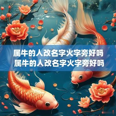 属牛的人改名字火字旁好吗 属牛的人改名字火字旁好吗怎么改