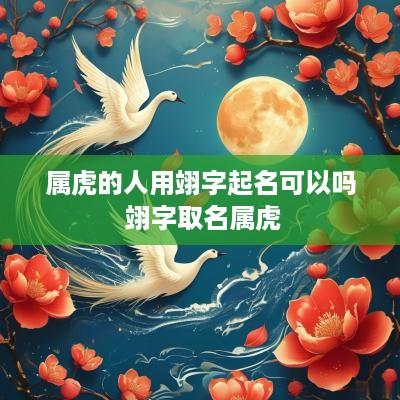 属虎的人用翊字起名可以吗 翊字取名属虎