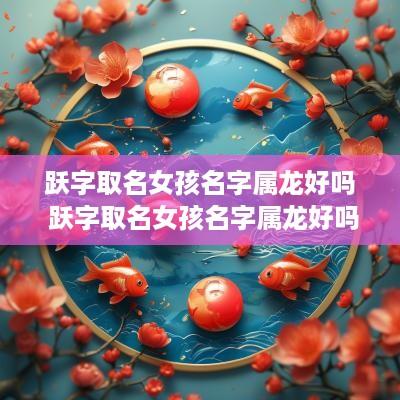 跃字取名女孩名字属龙好吗 跃字取名女孩名字属龙好吗
