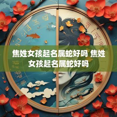 焦姓女孩起名属蛇好吗 焦姓女孩起名属蛇好吗