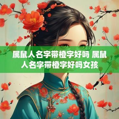 属鼠人名字带橙字好吗 属鼠人名字带橙字好吗女孩