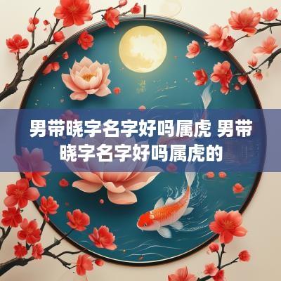 男带晓字名字好吗属虎 男带晓字名字好吗属虎的