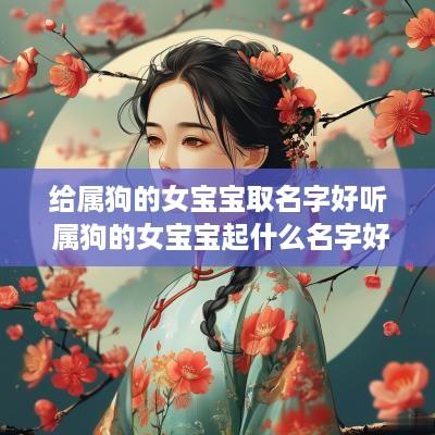 给属狗的女宝宝取名字好听 属狗的女宝宝起什么名字好