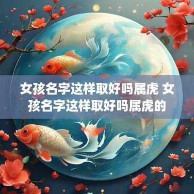 女孩名字这样取好吗属虎 女孩名字这样取好吗属虎的