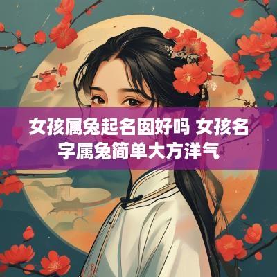 女孩属兔起名囡好吗 女孩名字属兔简单大方洋气