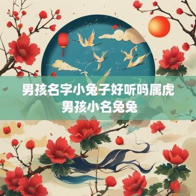 男孩名字小兔子好听吗属虎 男孩小名兔兔