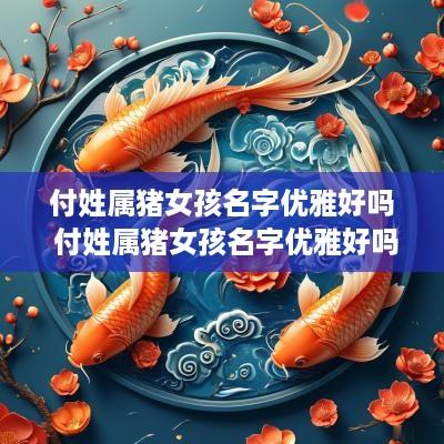 付姓属猪女孩名字优雅好吗 付姓属猪女孩名字优雅好吗好听吗