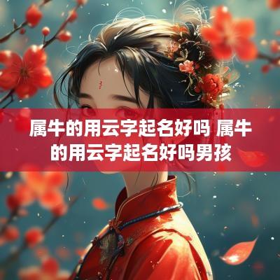 属牛的用云字起名好吗 属牛的用云字起名好吗男孩
