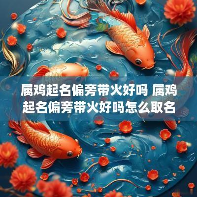 属鸡起名偏旁带火好吗 属鸡起名偏旁带火好吗怎么取名