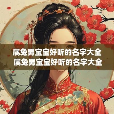 属兔男宝宝好听的名字大全 属兔男宝宝好听的名字大全集