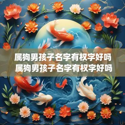 属狗男孩子名字有权字好吗 属狗男孩子名字有权字好吗好听吗