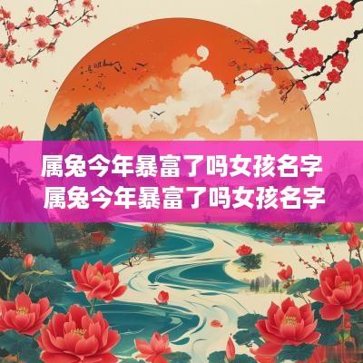 属兔今年暴富了吗女孩名字 属兔今年暴富了吗女孩名字大全