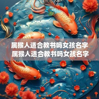 属猴人适合教书吗女孩名字 属猴人适合教书吗女孩名字怎么取
