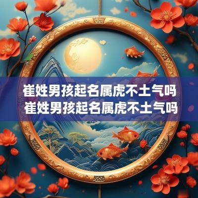 崔姓男孩起名属虎不土气吗 崔姓男孩起名属虎不土气吗怎么取名