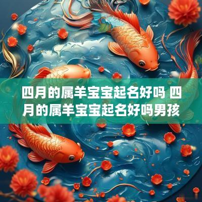 四月的属羊宝宝起名好吗 四月的属羊宝宝起名好吗男孩