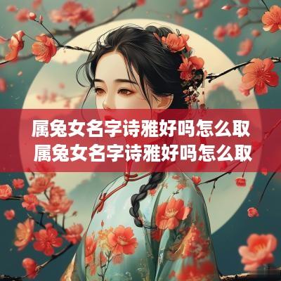 属兔女名字诗雅好吗怎么取 属兔女名字诗雅好吗怎么取名