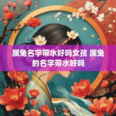 属兔名字带水好吗女孩 属兔的名字带水好吗