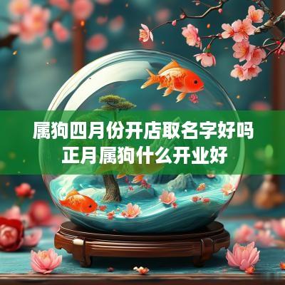 属狗四月份开店取名字好吗 正月属狗什么开业好