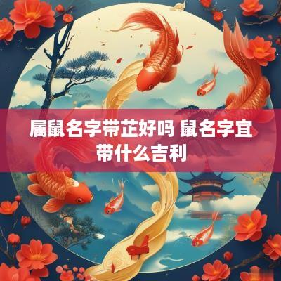 属鼠名字带芷好吗 鼠名字宜带什么吉利