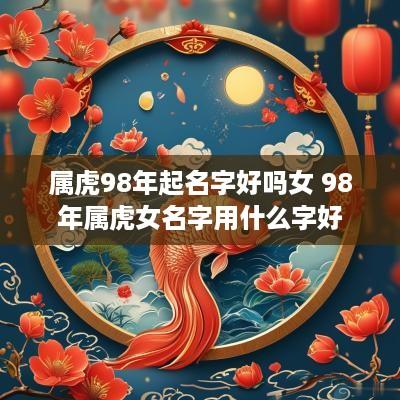 属虎98年起名字好吗女 98年属虎女名字用什么字好