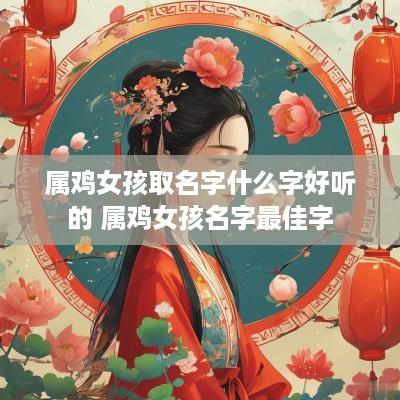 属鸡女孩取名字什么字好听的 属鸡女孩名字最佳字