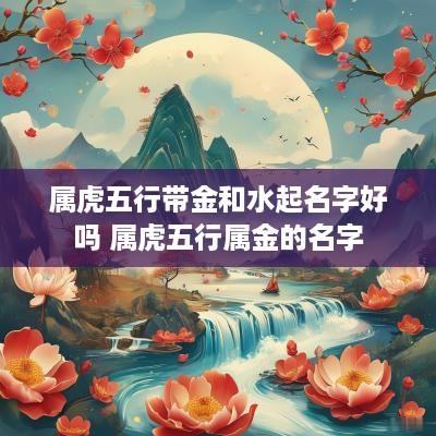 属虎五行带金和水起名字好吗 属虎五行属金的名字