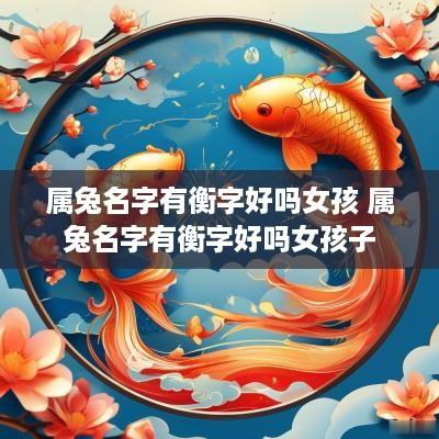属兔名字有衡字好吗女孩 属兔名字有衡字好吗女孩子