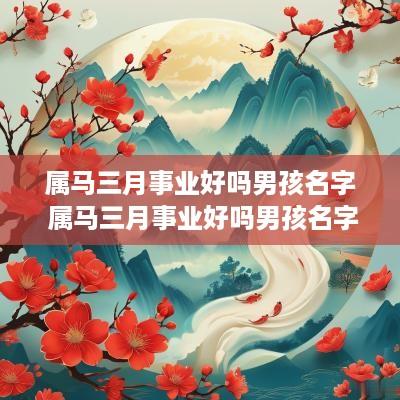 属马三月事业好吗男孩名字 属马三月事业好吗男孩名字怎么取