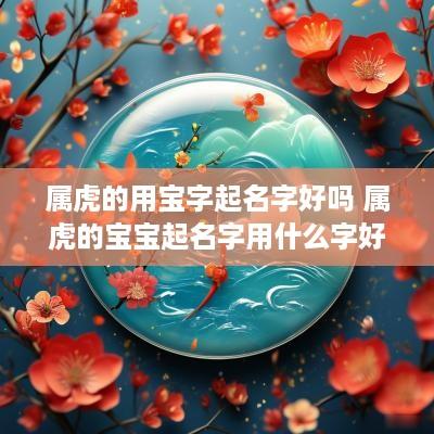 属虎的用宝字起名字好吗 属虎的宝宝起名字用什么字好?