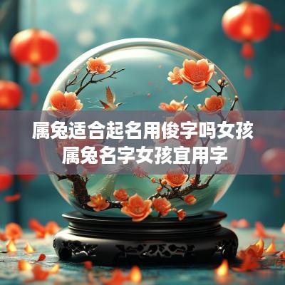 属兔适合起名用俊字吗女孩 属兔名字女孩宜用字