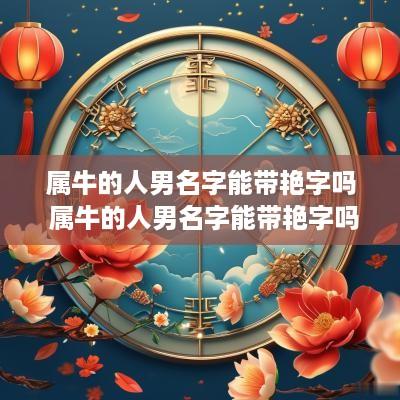 属牛的人男名字能带艳字吗 属牛的人男名字能带艳字吗好吗