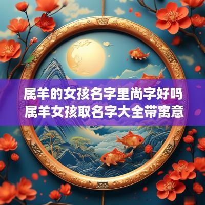 属羊的女孩名字里尚字好吗 属羊女孩取名字大全带寓意