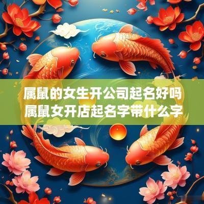 属鼠的女生开公司起名好吗 属鼠女开店起名字带什么字好