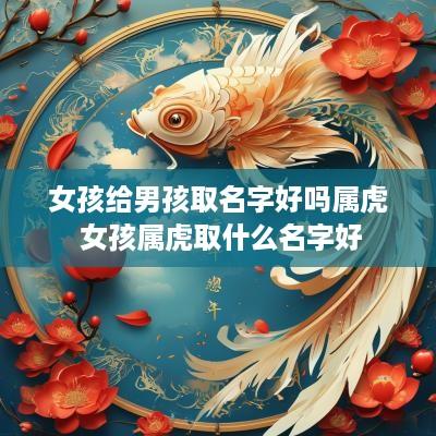 女孩给男孩取名字好吗属虎 女孩属虎取什么名字好