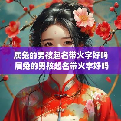 属兔的男孩起名带火字好吗 属兔的男孩起名带火字好吗