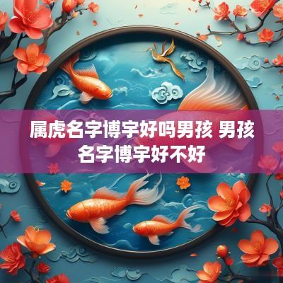 属虎名字博宇好吗男孩 男孩名字博宇好不好