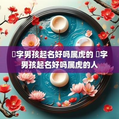 瑀字男孩起名好吗属虎的 瑀字男孩起名好吗属虎的人
