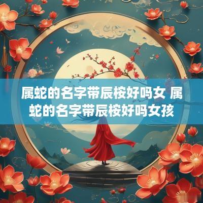 属蛇的名字带辰桉好吗女 属蛇的名字带辰桉好吗女孩
