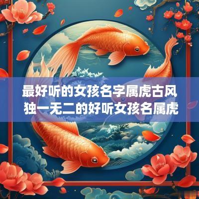 最好听的女孩名字属虎古风 独一无二的好听女孩名属虎的