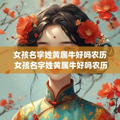 女孩名字姓黄属牛好吗农历 女孩名字姓黄属牛好吗农历生日