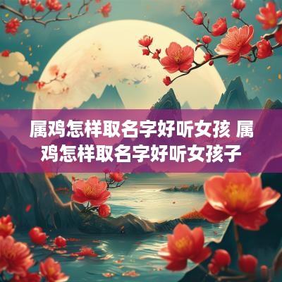 属鸡怎样取名字好听女孩 属鸡怎样取名字好听女孩子