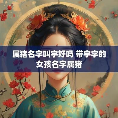 属猪名字叫宇好吗 带宇字的女孩名字属猪
