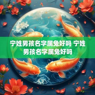宁姓男孩名字属兔好吗 宁姓男孩名字属兔好吗