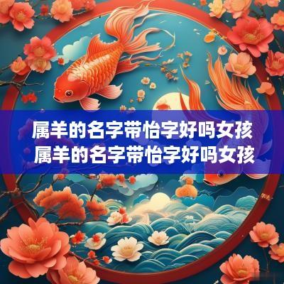 属羊的名字带怡字好吗女孩 属羊的名字带怡字好吗女孩子