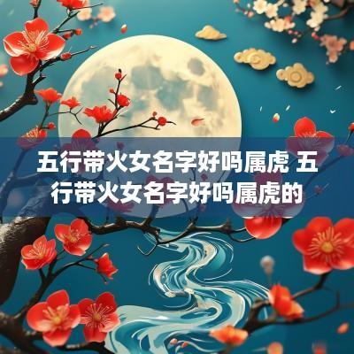 五行带火女名字好吗属虎 五行带火女名字好吗属虎的