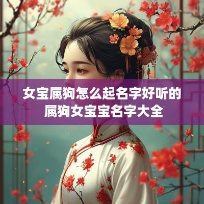 女宝属狗怎么起名字好听的 属狗女宝宝名字大全