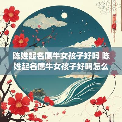 陈姓起名属牛女孩子好吗 陈姓起名属牛女孩子好吗怎么取