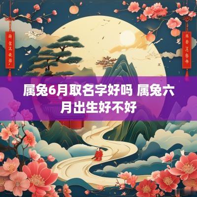 属兔6月取名字好吗 属兔六月出生好不好